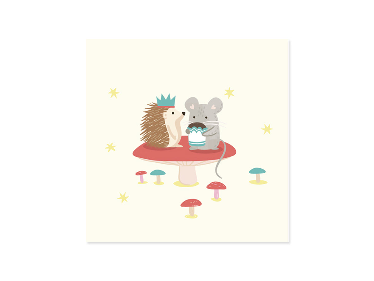 Woodland Animals Layered Greeting Card (10634)