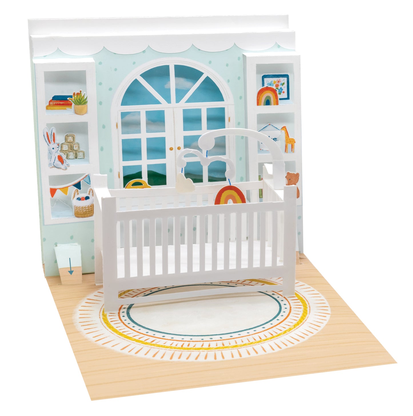 Welcome Baby Pop-up Greeting Card (13237)