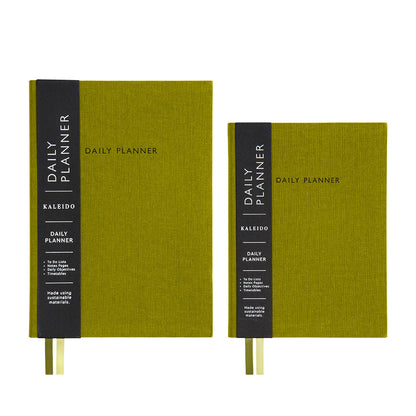 Olive Green Fabric Daily Planner (A5) (12776)
