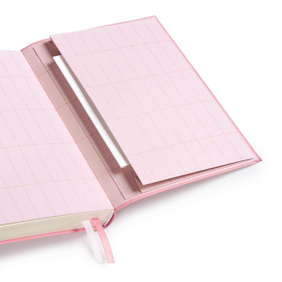 Pink Fabric Daily Planner (A5) (12752)