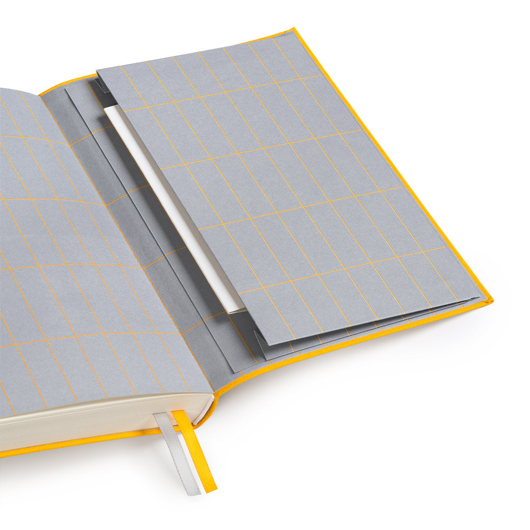Yellow Fabric Daily Planner (A5) (12749)
