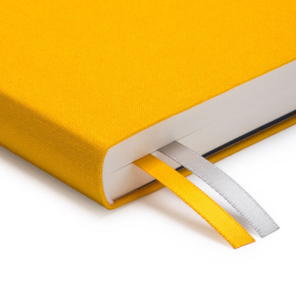 Yellow Fabric Daily Planner (A5) (12749)