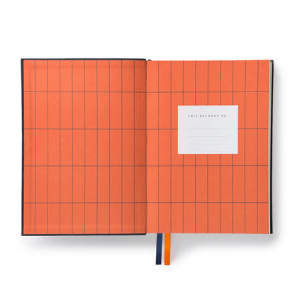 Off Black Fabric Daily Planner (A5) (12755)