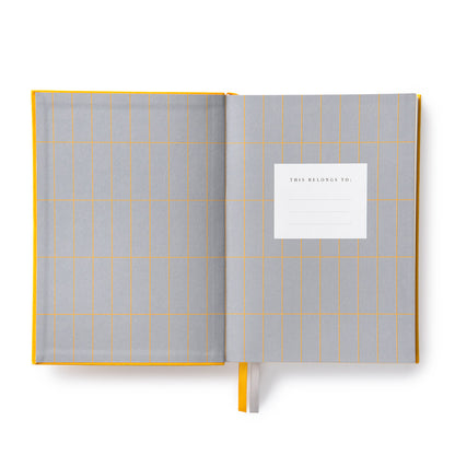 Yellow Fabric Daily Planner (A5) (12749)