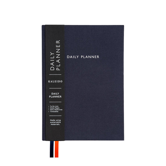 Off Black Fabric Daily Planner (A5) (12755)