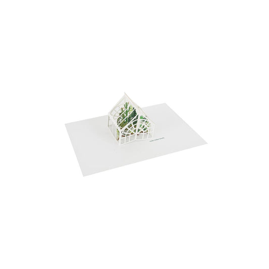 Green House 3D Layer Greeting Card (9339)