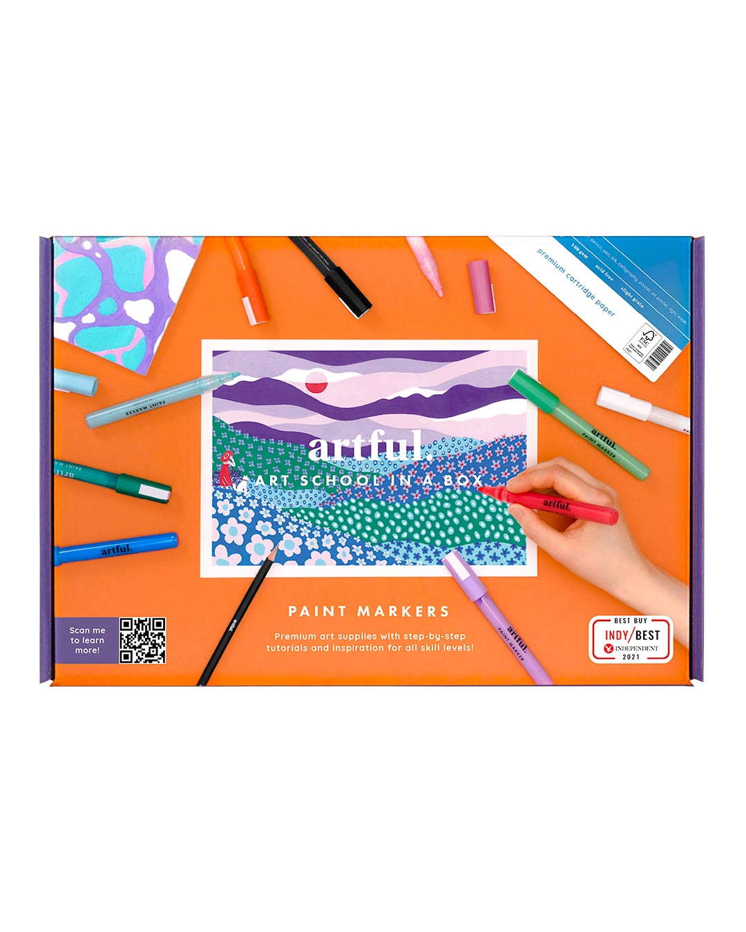 Artful: Art School in a Box - Paint Markers (8460)