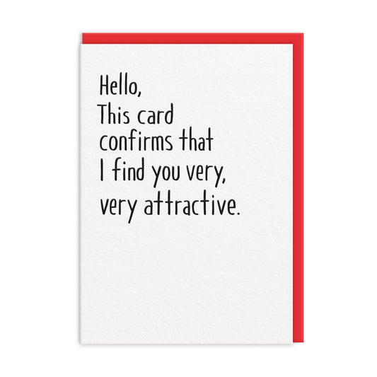 This Card Confirms Valentine's Day Card (10742)
