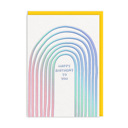 Holo Rainbow Greeting Card (11162)