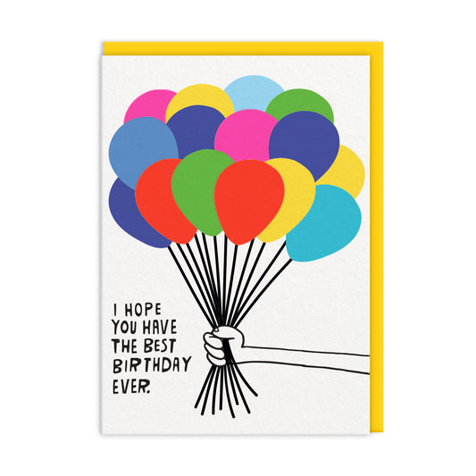 Birthday Balloons Greeting Card (11165)