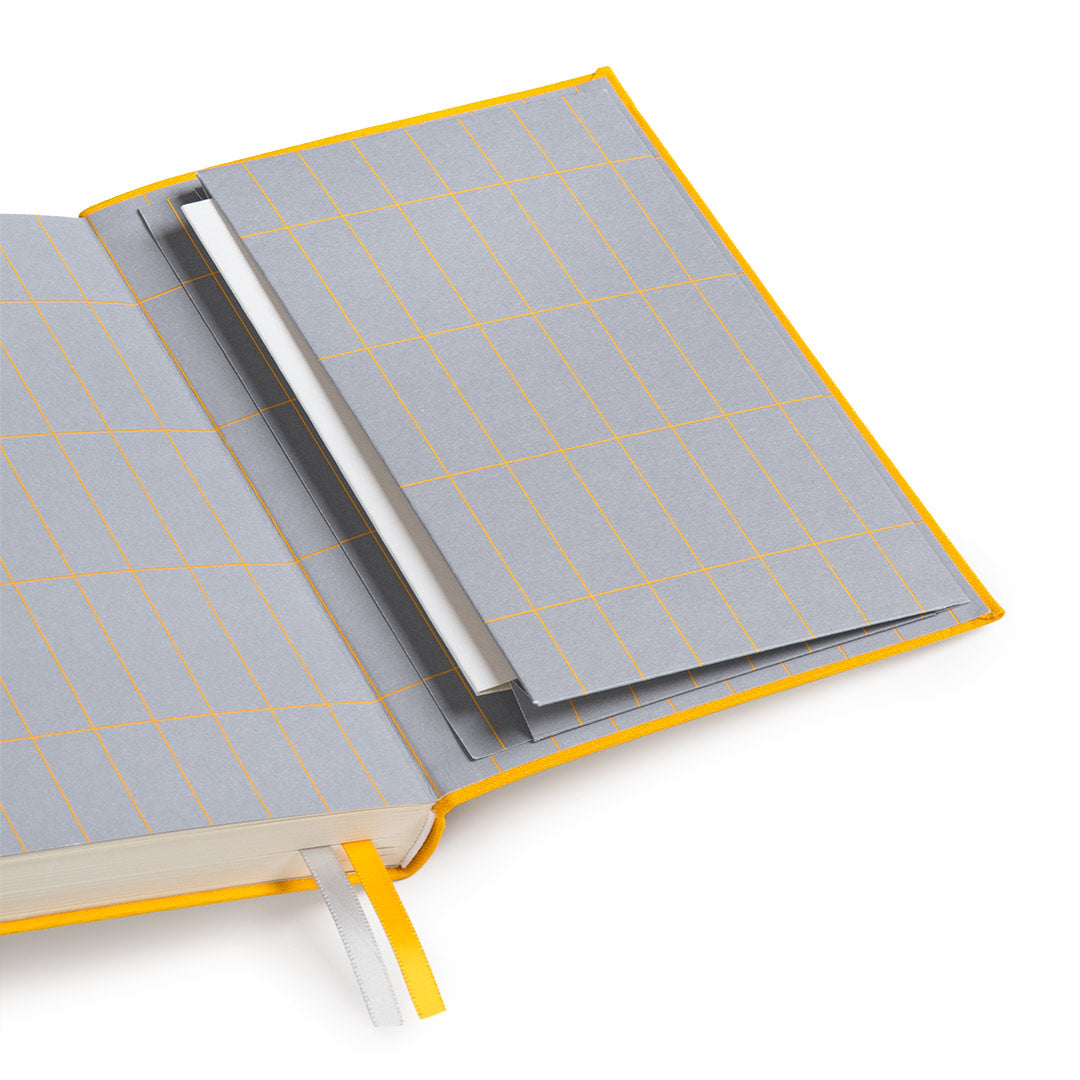 Yellow Fabric Daily Planner (B6) (12913)