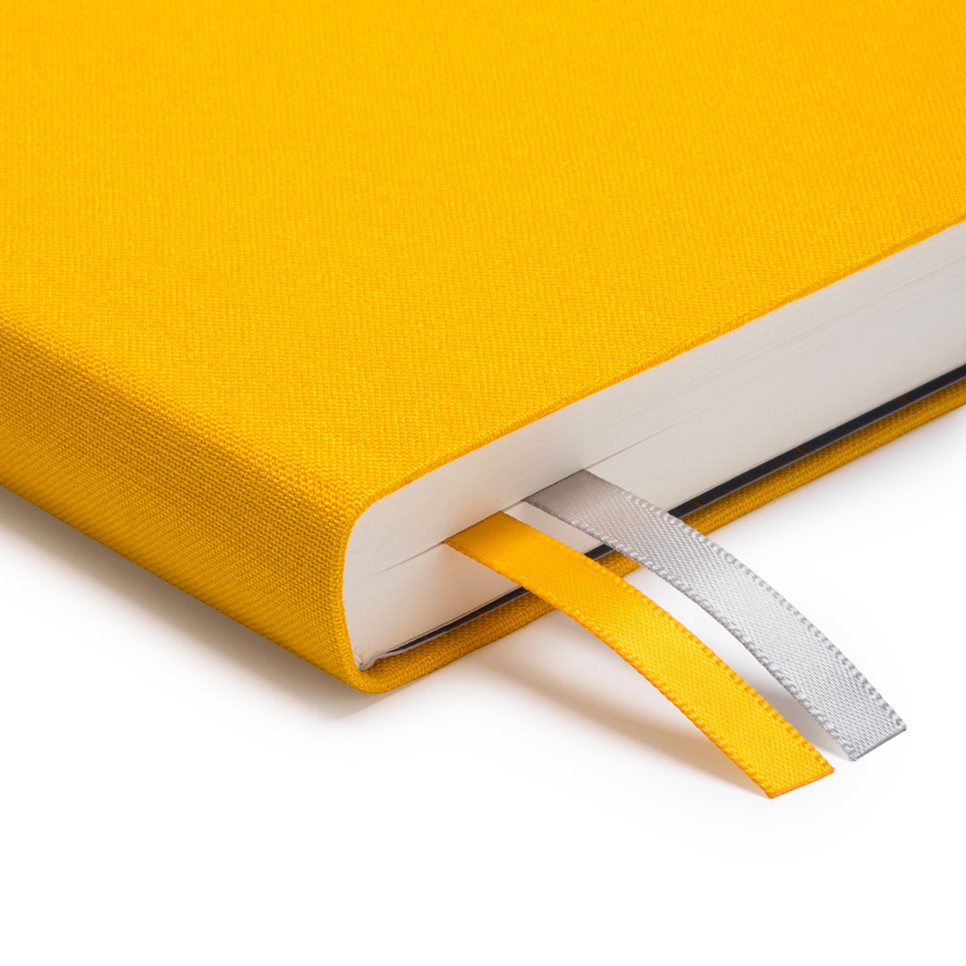 Yellow Fabric Daily Planner (B6) (12913)