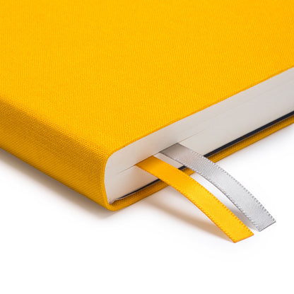 Yellow Fabric Daily Planner (B6) (12913)