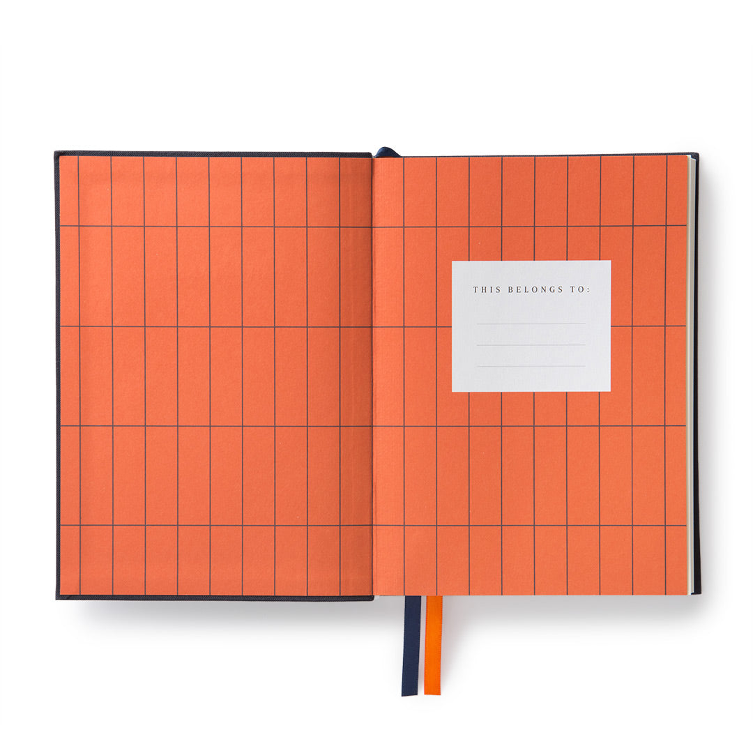 Orange Fabric Daily Planner (B6) (12914)