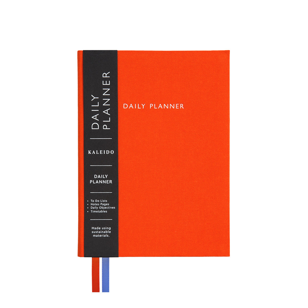 Orange Fabric Daily Planner (B6) (12914)