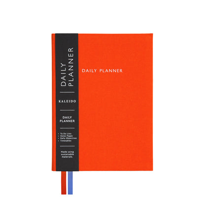 Orange Fabric Daily Planner (B6) (12914)