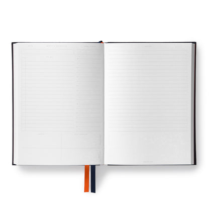 Yellow Fabric Daily Planner (B6) (12913)