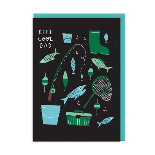 Reel Cool Dad Greeting Card (7097)