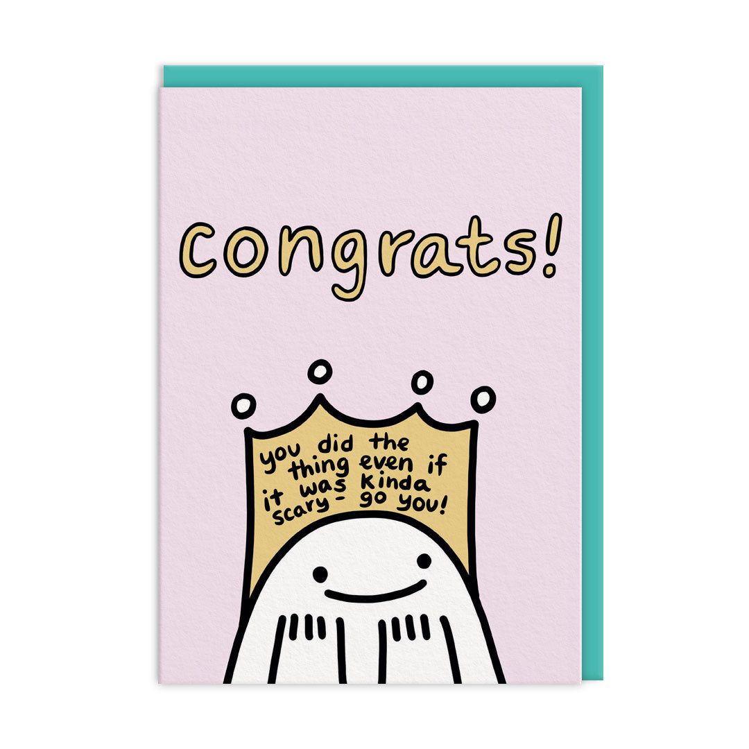 Congrats Crown Greeting Card (12375)