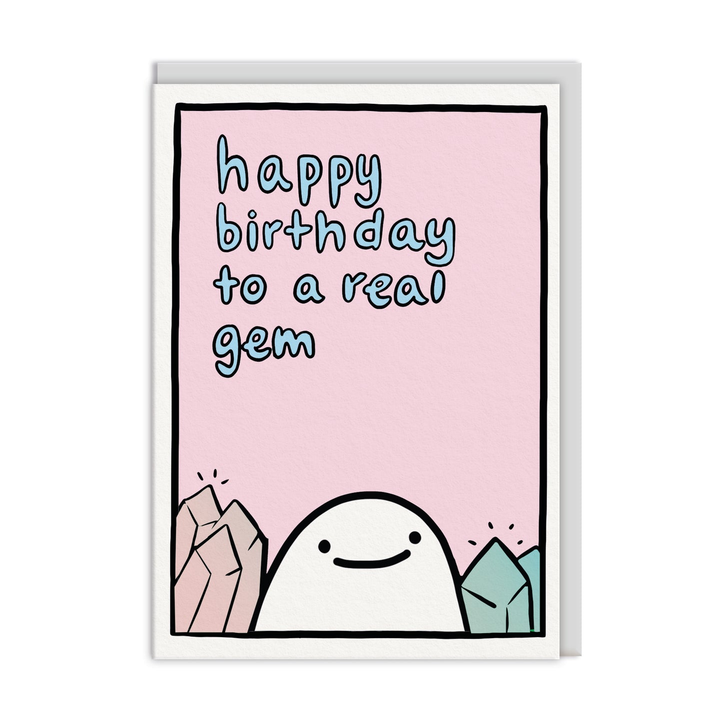 Real Gem Greeting Card (12842)