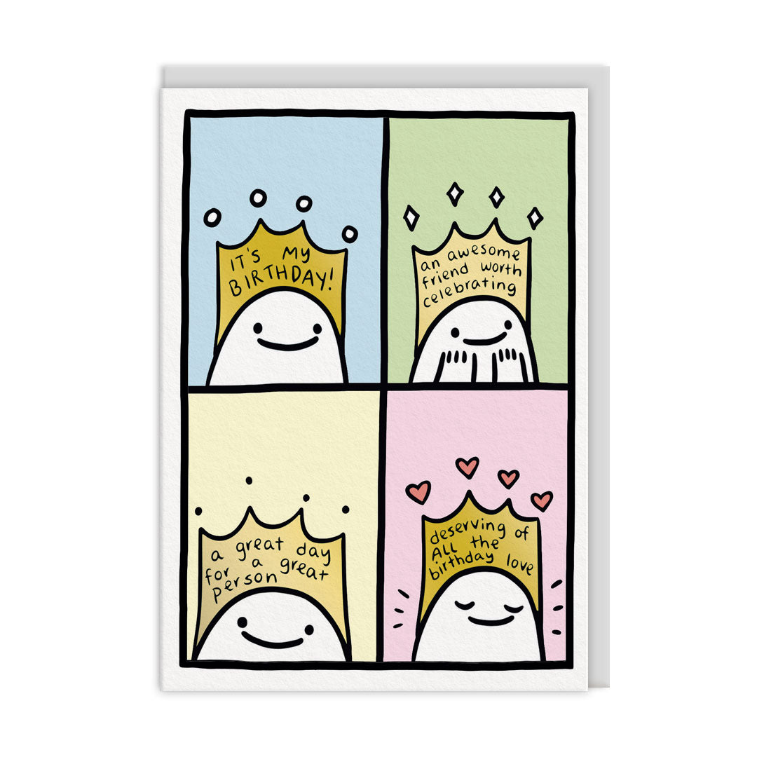 Birthday Crown Greeting Card (12848)