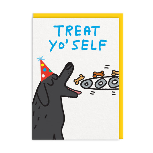 Treat Yo'Self Greeting Card (12489)