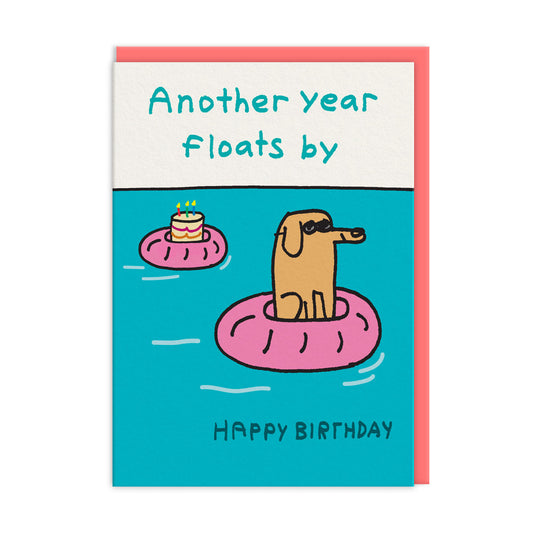 Another Year Floats By Greeting Card (12492)