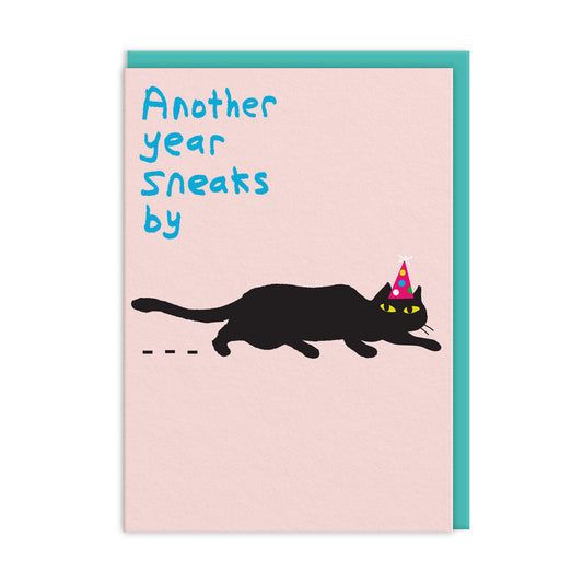 Another Year Sneaks By Greeting Card (12498)