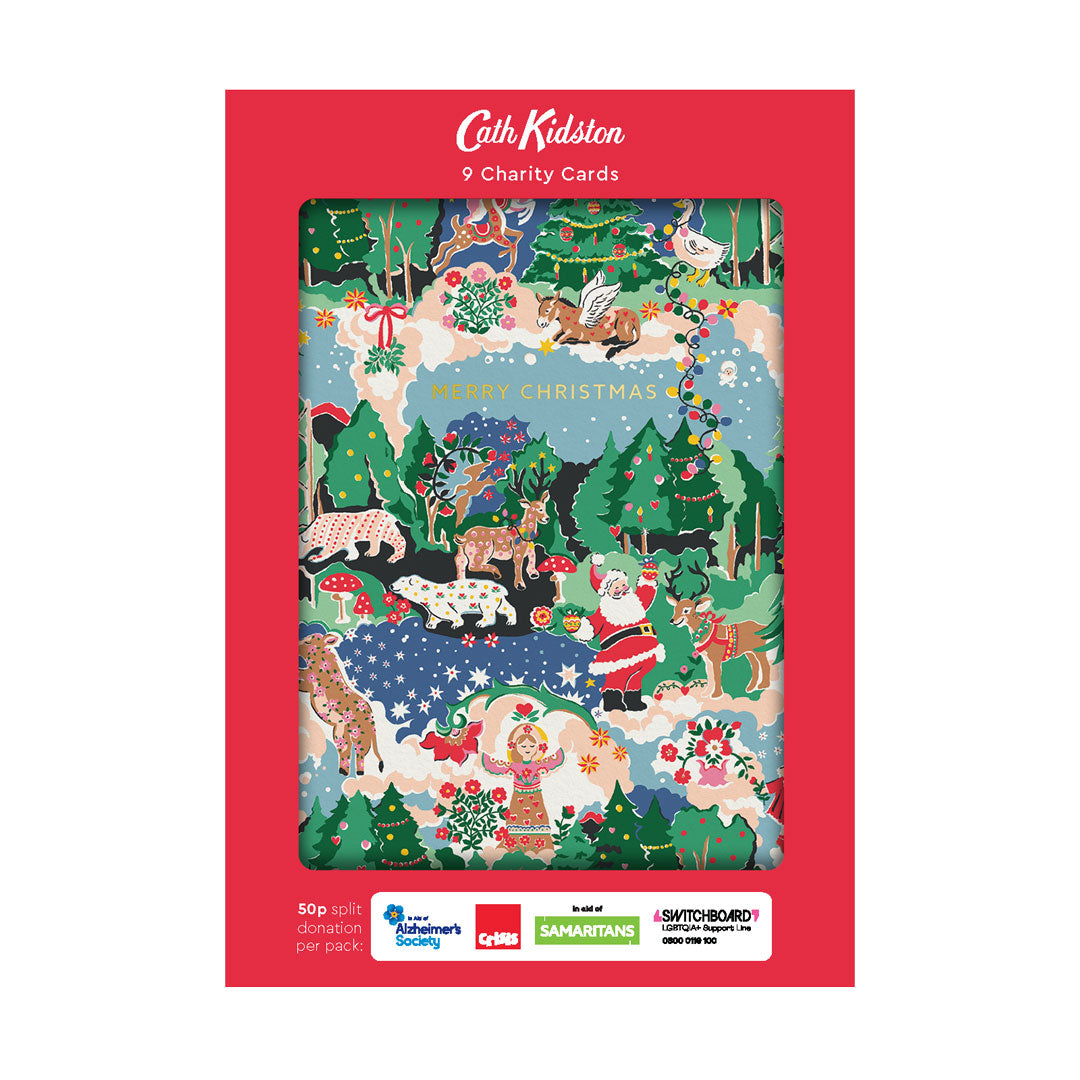 Christmas Legends x3 Charity Christmas Cards (Pack of 9) (9732)