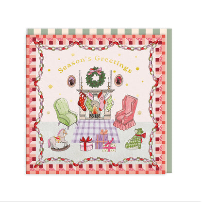 Cath Kidston x 3 Designs Greeting Card SQ Pack of 9 (13570)