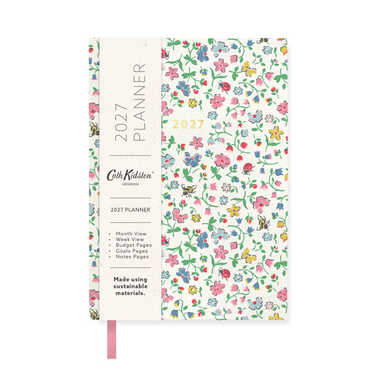 2027 Bee and Flowers Diary (A6) (13637)