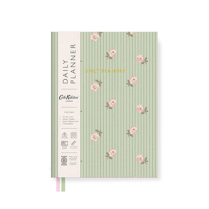 Roses and Stripes Fabric Daily Planner (A5) (14111)
