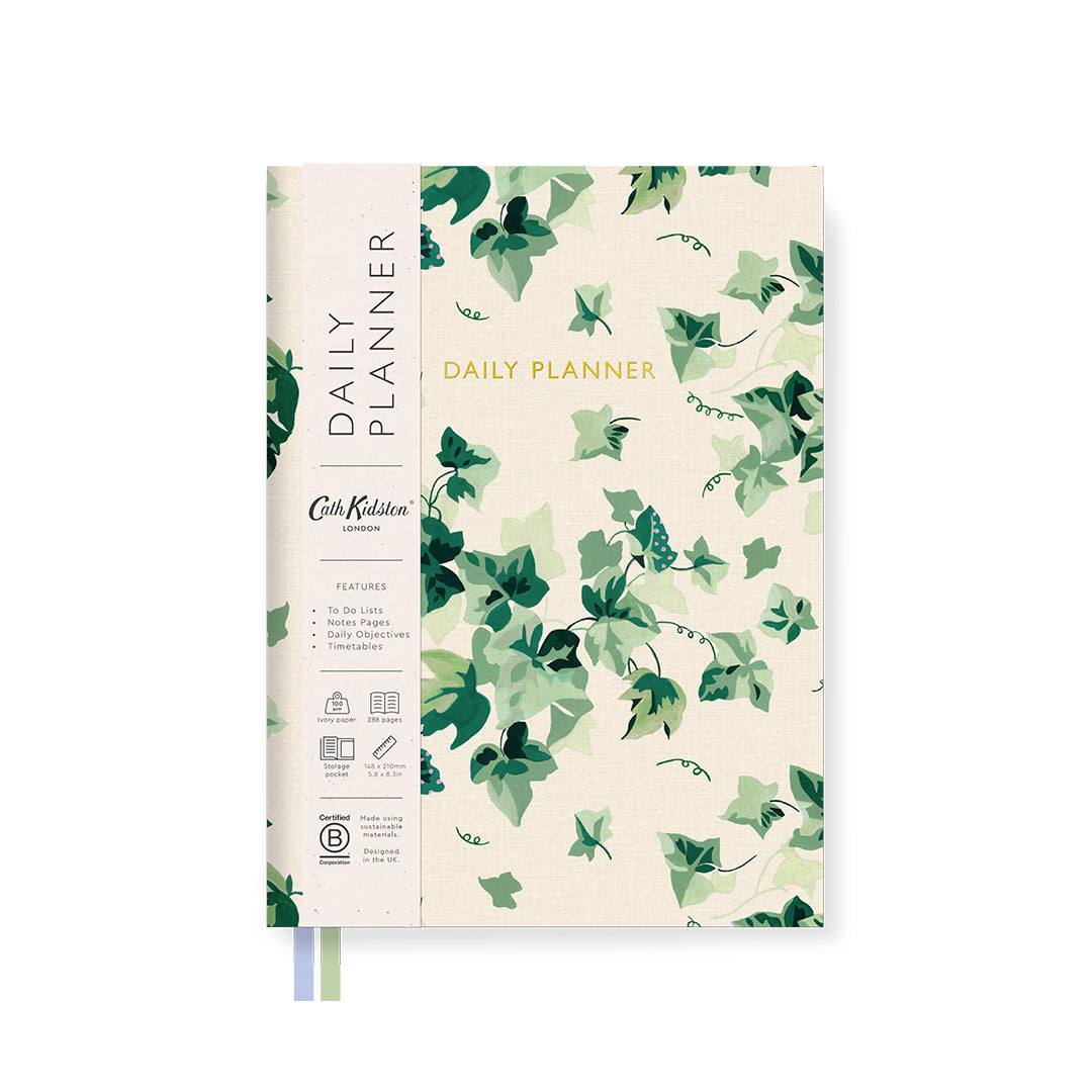 Leaves Fabric Daily Planner (A5) (14112)