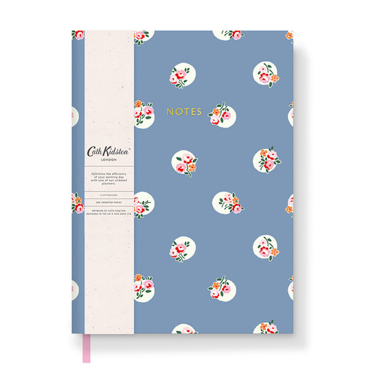 Cath Kidston Floral Spot Linen Notebook (10478)
