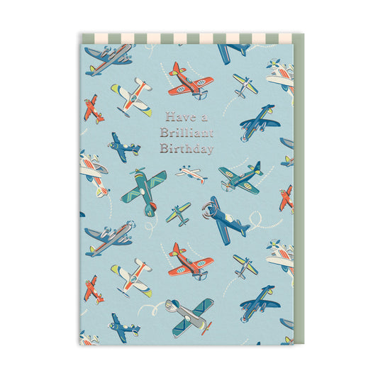 Cath Kidston Brilliant Planes Birthday Card (11505)