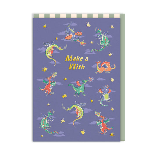 Cath Kidston Make A Wish Dragons Greeting Card (11507)
