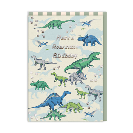 Cath Kidston Dinosaurs Birthday Card (11509)