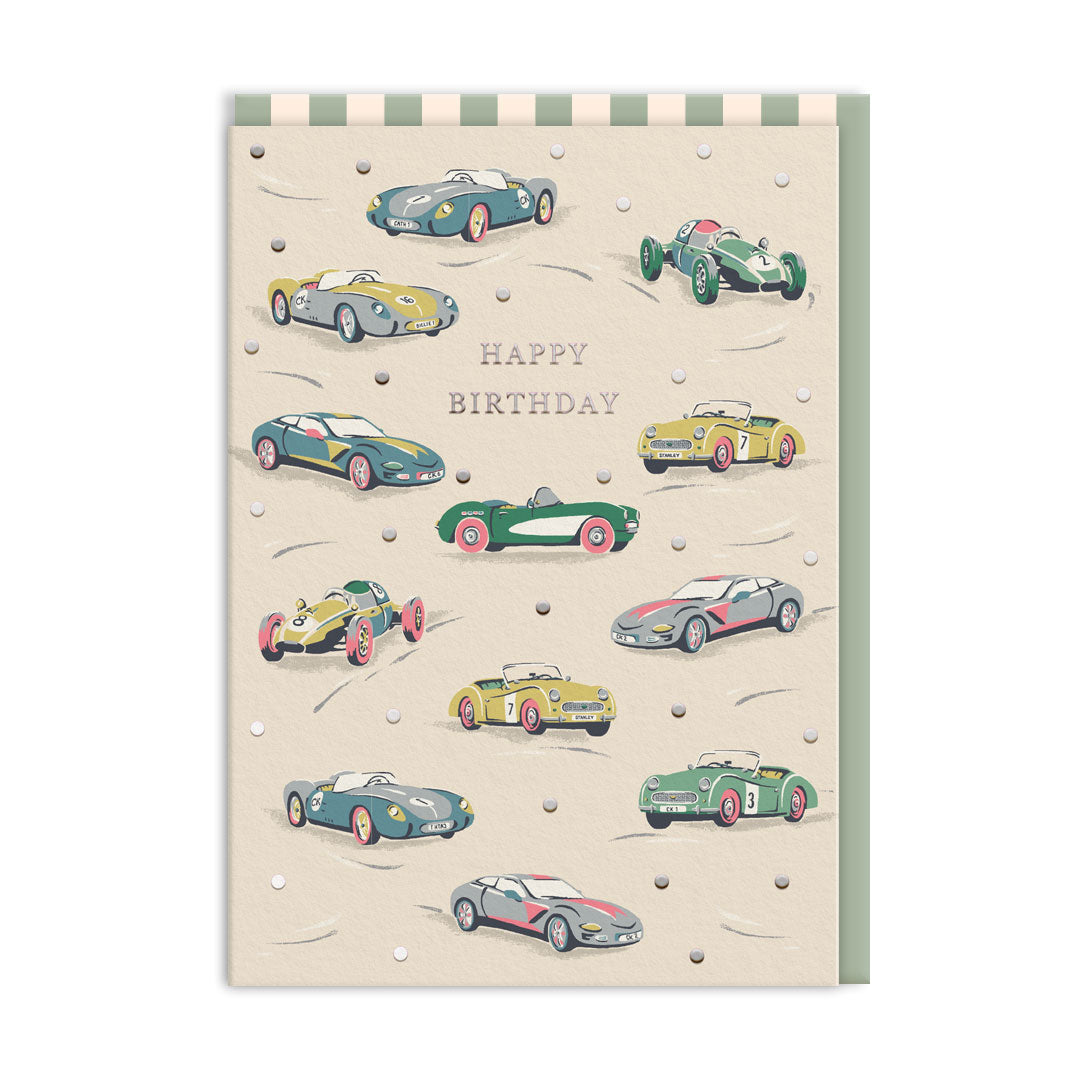 Race Cars Greeting Card (12011)