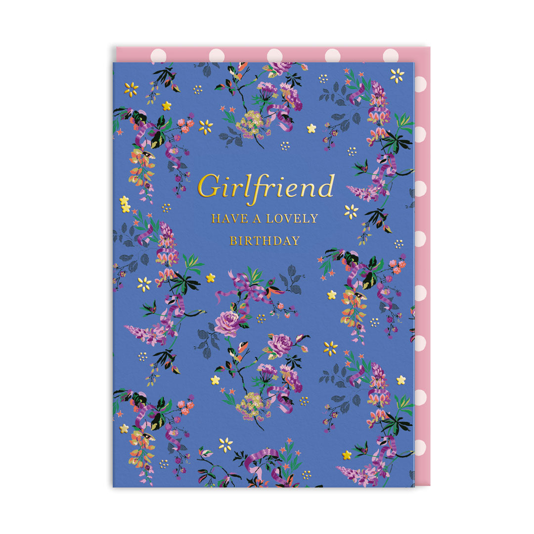 Girlfriend Have A Lovely Birthday Card (12512)