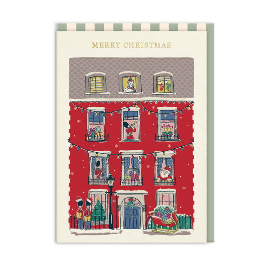 Merry Christmas House Greeting Card (12816)