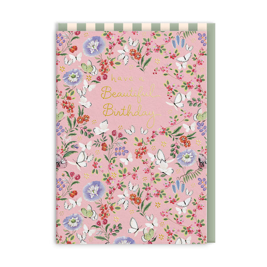 Butterfly Dance Beautiful Birthday Greeting Card (14399)