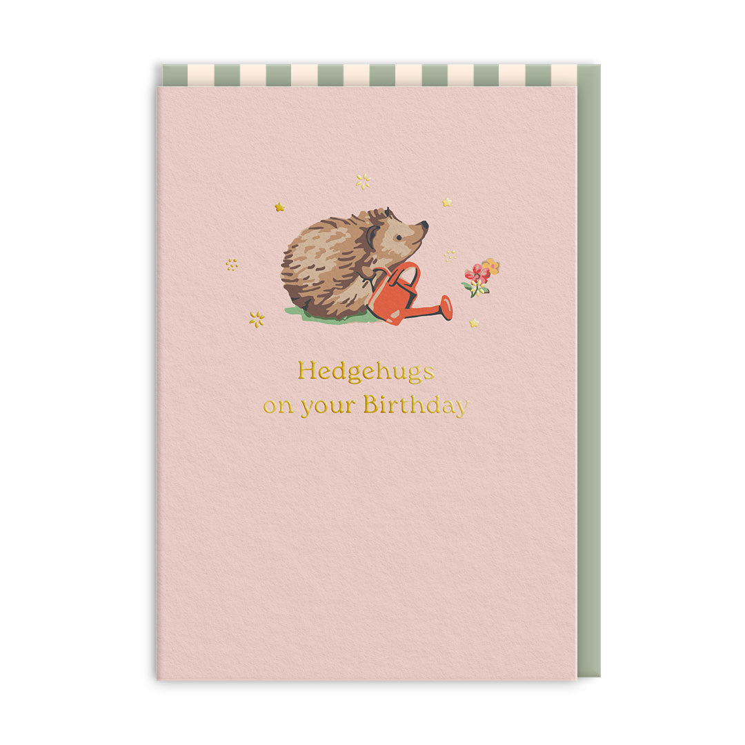 Hedgehugs On Your Birthday Greeting Card (14407)