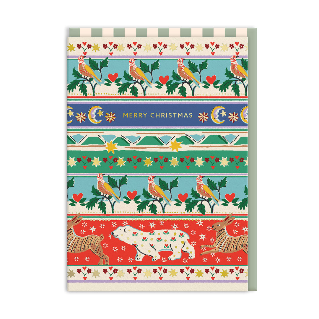 Festive Friends Christmas Card (9704)