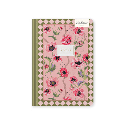 Pink Poppies Hardback Notebook (A5) (13211)