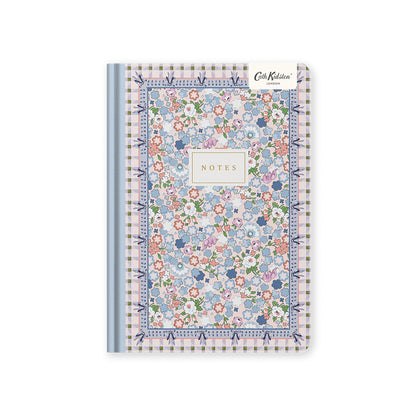Cream Dreamy Ditsy Check Hardback Notebook (A5) (13212)