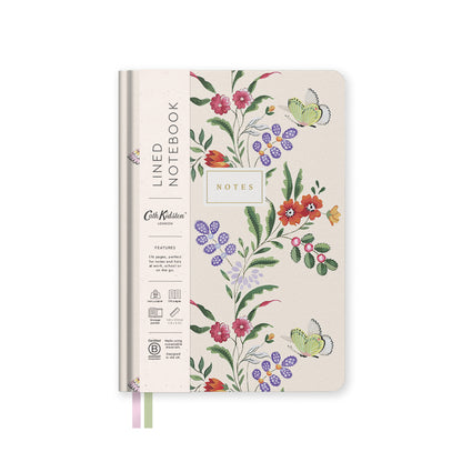 Cream Butterfly Hardback Notebook (A5) (14116)