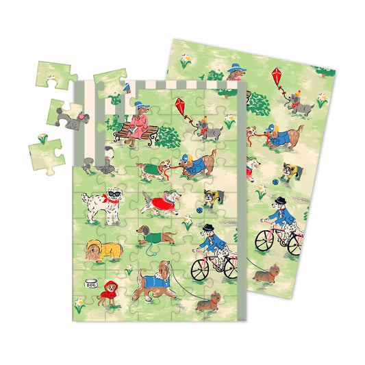 Park Dogs Jigsaw Greeting Card (12952)