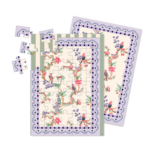 Paper Birds Jigsaw Greeting Card (12954)