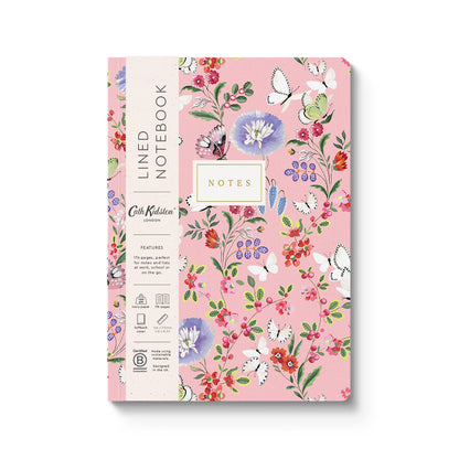 Pink Butterfly Premium Paperback Notebook (A5) (14374)