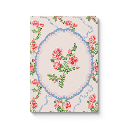 Rose Flutter Vignette Premium Paperback Notebook (A6) (13168)